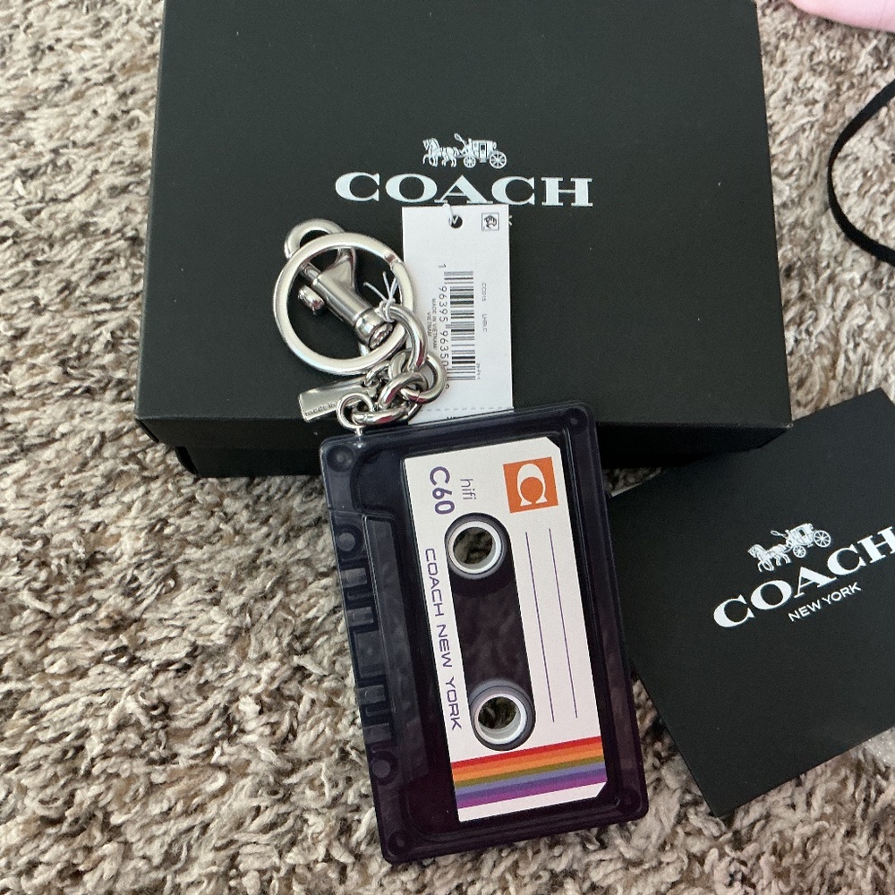BUNDLE….NWT Coach Casette charm